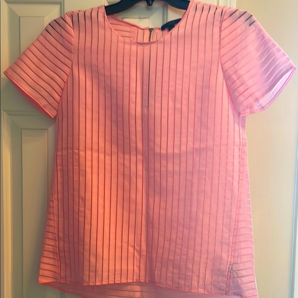 Pink Striped Women's Top J CREW